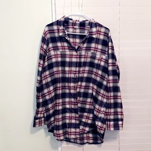 Pink/blue Flannel
